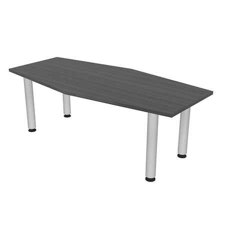 Skutchi Designs 33.5 in W, 59.5 in L, 29 in H, Engineered Wood Top, Grey HAR-HEXIR-3460-PT-AN